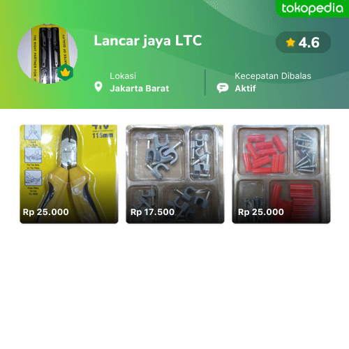 Toko Lancar Jaya Ltc Online Produk Lengkap Harga Terbaik Tokopedia