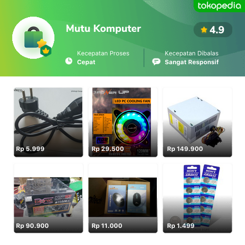 Toko Mutu Komputer Online Produk Lengkap Harga Terbaik Tokopedia