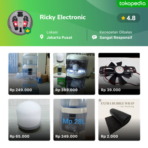 Toko Ricky Electronic Online Produk Lengkap Harga Terbaik Tokopedia