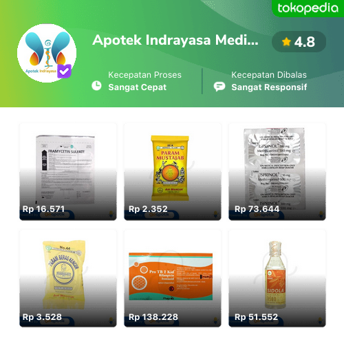 Apotek Indrayasa Medika Produk Resmi Terlengkap