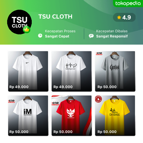 Toko Tsu Cloth Online Produk Lengkap Harga Terbaik Tokopedia