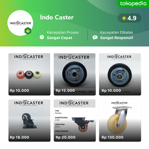 Toko Indo Caster Online Produk Lengkap Harga Terbaik Tokopedia