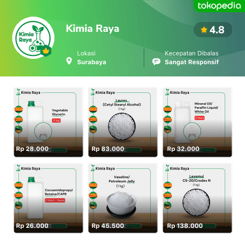 Toko Kimia Raya Online Produk Lengkap Harga Terbaik Tokopedia