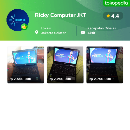 Toko Ricky Computer Jkt Online Produk Lengkap Harga Terbaik Tokopedia