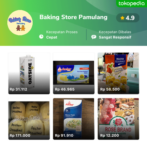 Toko Baking Store Pamulang Online Produk Lengkap Harga Terbaik