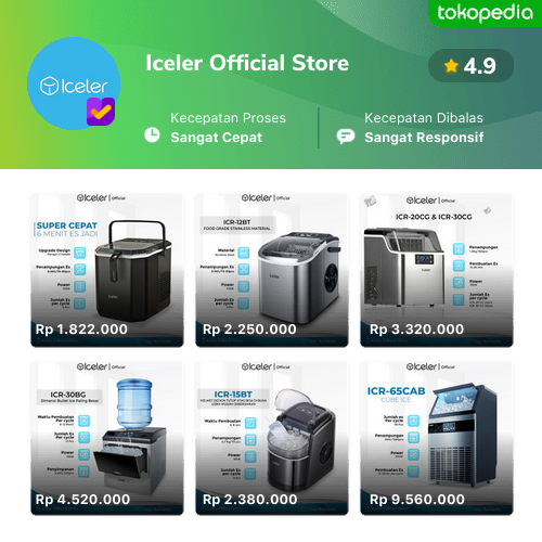 Iceler Official Store Produk Resmi Terlengkap Gopaylater Cicil