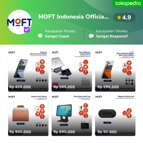 MOFT Indonesia Official Produk Resmi Terlengkap Tokopedia