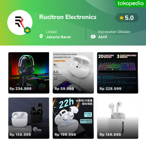 Toko Rucitron Electronics Online Produk Lengkap Harga Terbaik