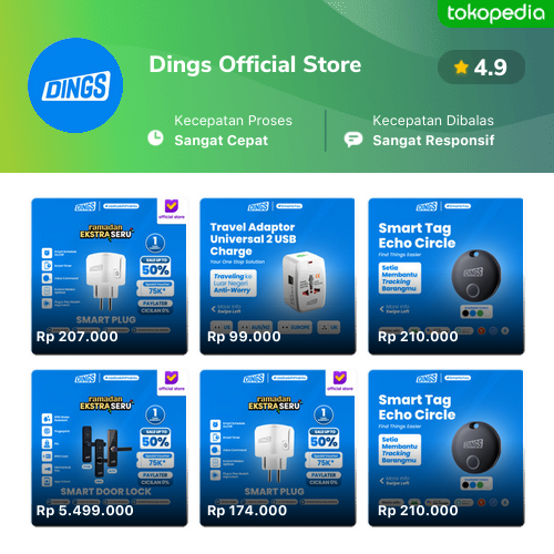 Dings Official Store Produk Resmi Terlengkap GoPayLater Cicil 0