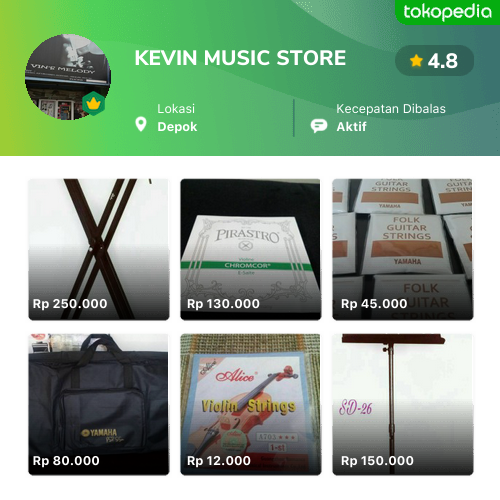 Toko KEVIN MUSIC STORE Online Produk Lengkap Harga Terbaik Tokopedia