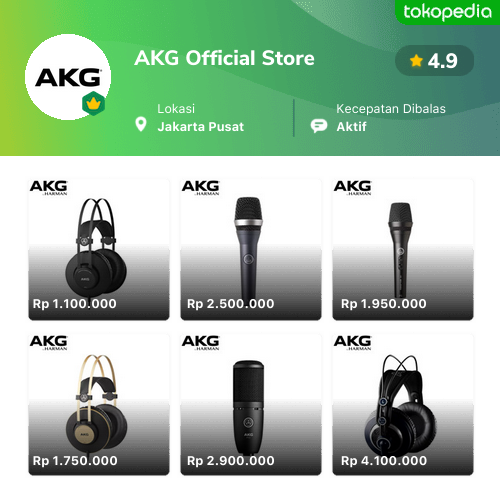 Akg Official Store Produk Resmi Terlengkap Gopaylater Cicil