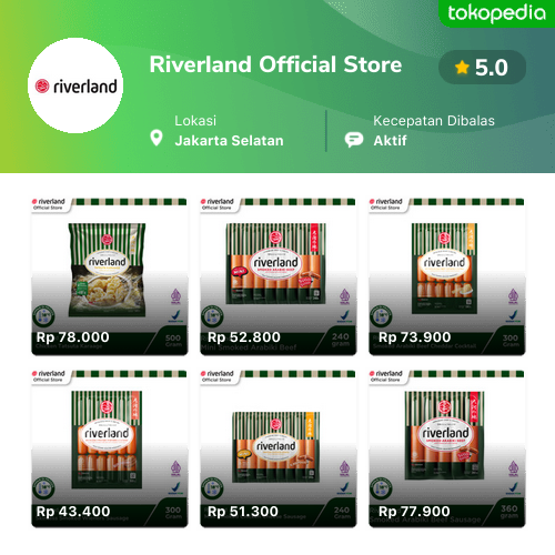 Riverland Official Store Produk Resmi Terlengkap Gopaylater Cicil