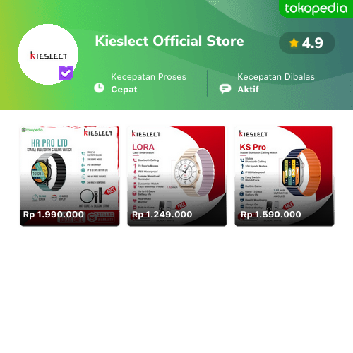 Kieslect Official Store Produk Resmi Terlengkap Gopaylater Cicil