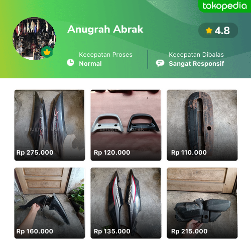 Toko Anugrah Abrak Online Produk Lengkap Harga Terbaik Tokopedia