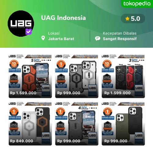 UAG Indonesia Produk Resmi Terlengkap GoPayLater Cicil 0 Tokopedia