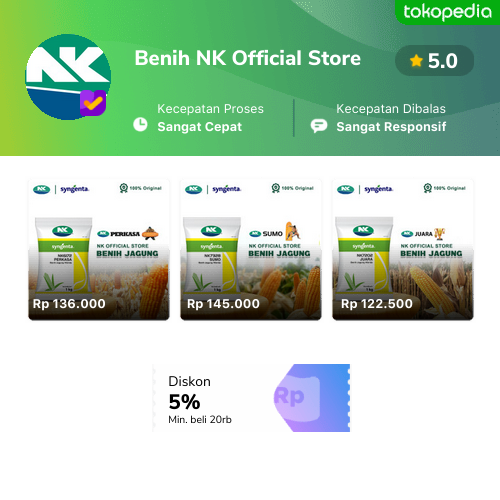 Benih NK Official Store Produk Resmi Terlengkap GoPayLater Cicil