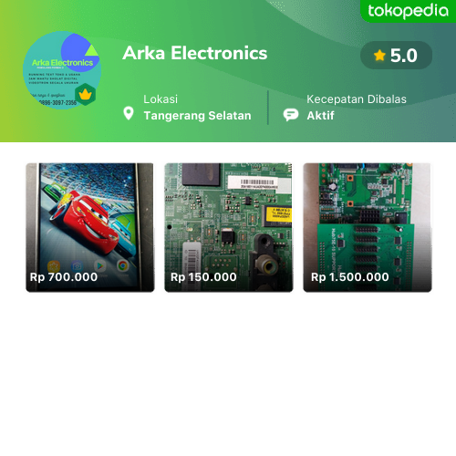 Toko Arka Electronics Online Produk Lengkap Harga Terbaik Tokopedia