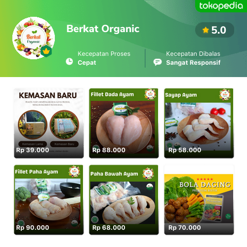 Toko Berkat Organic Online Produk Lengkap Harga Terbaik Tokopedia