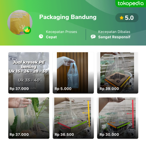 Toko Packaging Bandung Online - Produk Lengkap & Harga Terbaik | Tokopedia