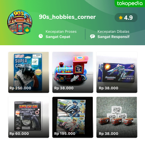 Toko 90s Hobbies Corner Online - Produk Lengkap & Harga Terbaik 