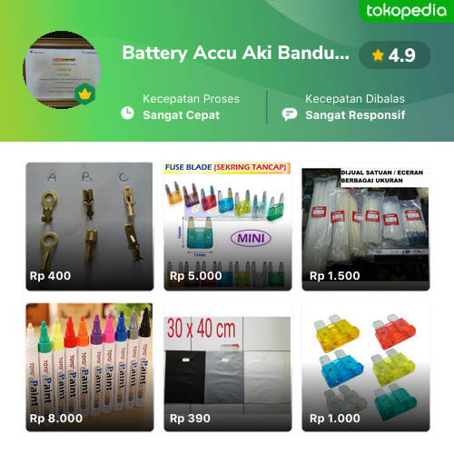 Toko Battery Accu Aki Bandung Online - Produk Lengkap & Harga Terbaik ...