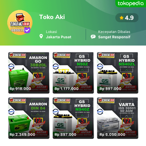 Toko Aki - Produk Resmi & Terlengkap | Tokopedia