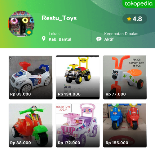 Restu_toys - Bantul, Kab. Bantul | Tokopedia