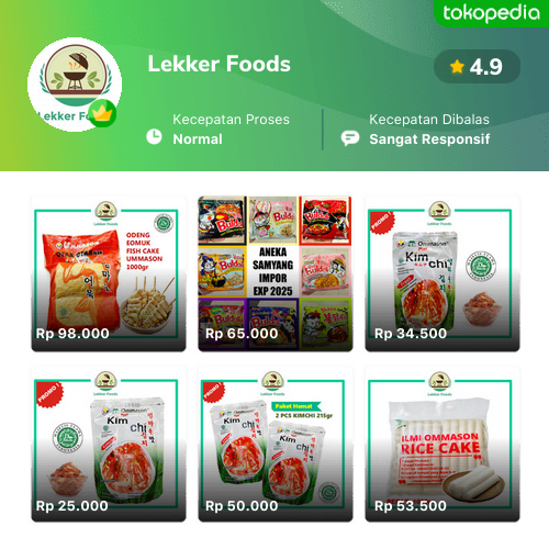 Toko Lekker Foods Online - Produk Lengkap & Harga Terbaik | Tokopedia