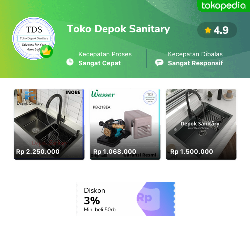 Toko Toko Depok Sanitary Online - Produk Lengkap & Harga Terbaik ...