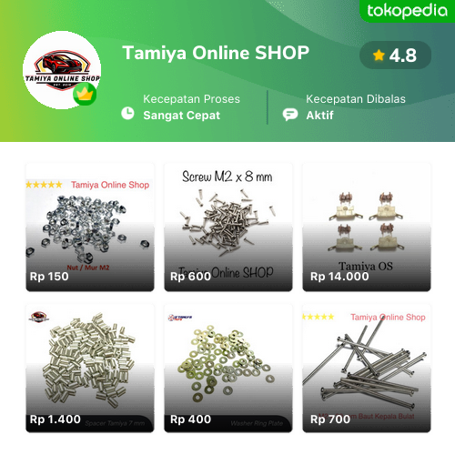 Toko Tamiya Online SHOP Online - Produk Lengkap & Harga Terbaik | Tokopedia