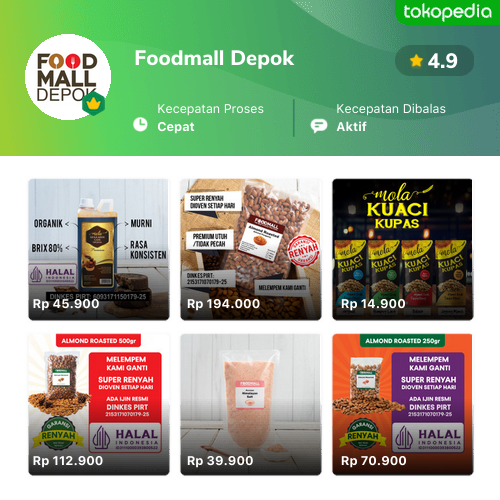 Toko Foodmall Depok Online - Produk Lengkap & Harga Terbaik | Tokopedia