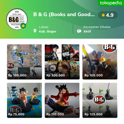 Toko B & G (Books and Goods) Online - Produk Lengkap & Harga Toko B & G (Books and Goods) Online - Produk Lengkap & Harga