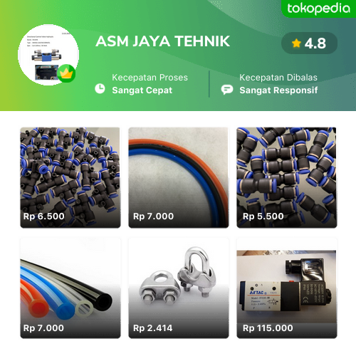 Toko ASM JAYA TEHNIK Online - Produk Lengkap & Harga Terbaik | Tokopedia