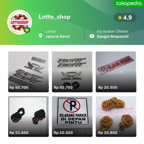 Toko Lotto_shop Online - Produk Lengkap & Harga Terbaik | Tokopedia