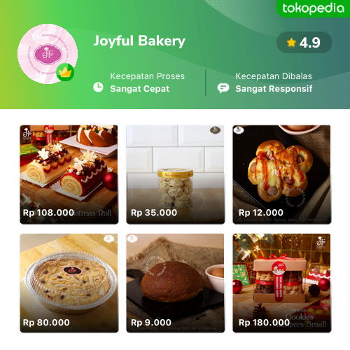 Toko Joyful Bakery Online - Produk Lengkap & Harga Terbaik | Tokopedia