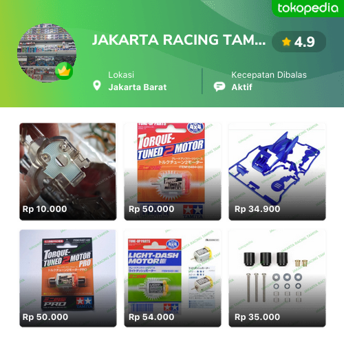 Toko JAKARTA RACING TAMIYA Online - Produk Lengkap & Harga Terbaik ...