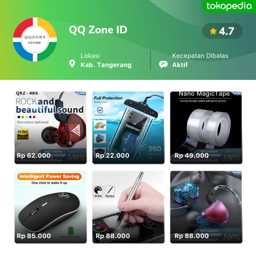 QQ Zone ID - Kelapa Dua, Kab. Tangerang | Tokopedia