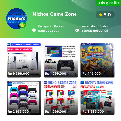 Toko Nichos Game Zone Online - Produk Lengkap & Harga Terbaik | Tokopedia