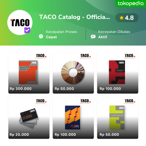 Taco Catalog Official Store Produk Resmi And Terlengkap Tokopedia