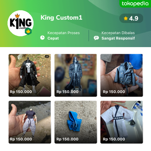 Toko King Custom1 Online - Produk Lengkap & Harga Terbaik | Tokopedia