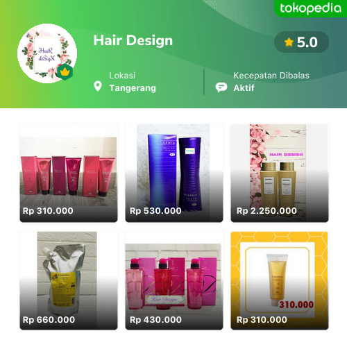 Toko Hair Design Online - Produk Lengkap & Harga Terbaik | Tokopedia