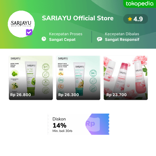 Sariayu Official Store Produk Resmi And Terlengkap Tokopedia