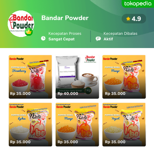 Toko Bandar Powder Online - Produk Lengkap & Harga Terbaik | Tokopedia