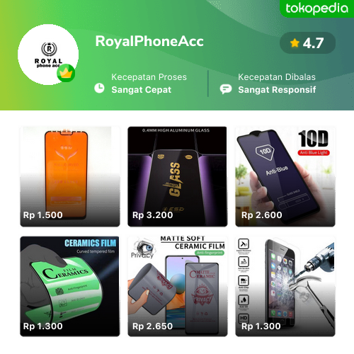 Toko RoyalPhoneAcc Online - Produk Lengkap & Harga Terbaik | Tokopedia