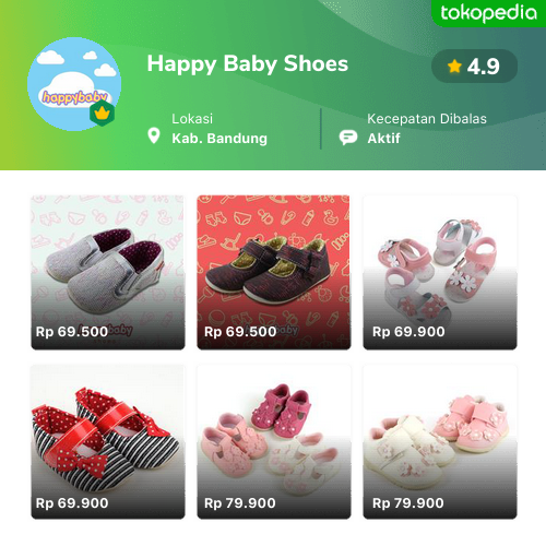 Happy Baby Shoes - Produk Resmi & Terlengkap | Tokopedia