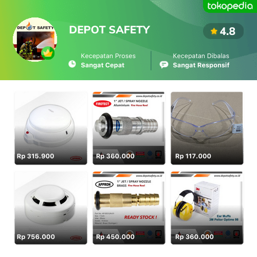 Toko DEPOT SAFETY Online - Produk Lengkap & Harga Terbaik | Tokopedia