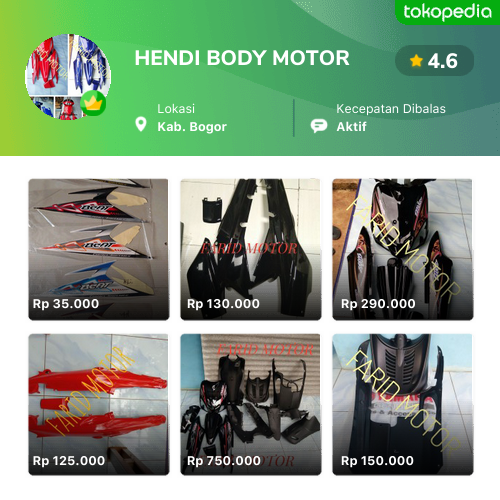 Hendi Body Motor Tajurhalang Kab Bogor Tokopedia