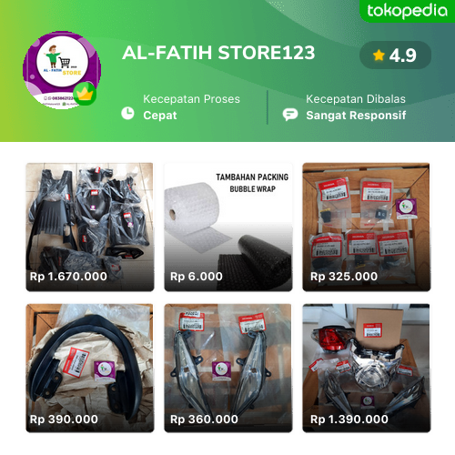 Toko AL-FATIH STORE123 Online - Produk Lengkap & Harga Terbaik | Tokopedia