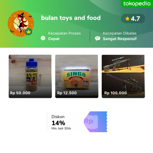 Bulan Toys And Food - Lawang, Kab. Malang | Tokopedia