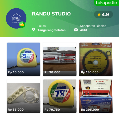 RANDU STUDIO Serpong Kota Tangerang Selatan Tokopedia